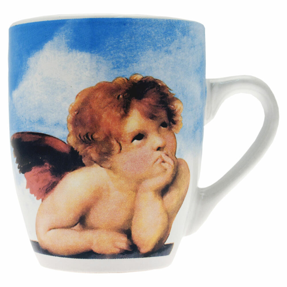 Christmas mug with angel motif, coffee cup, mug, assorted, 300 ml