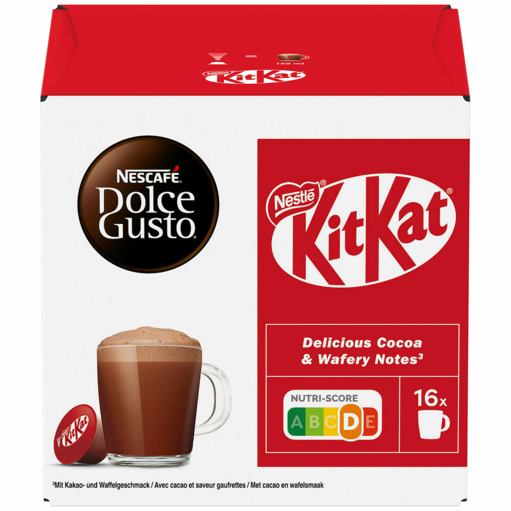 Nescafé Dolce Gusto KitKat, Milchgetränk, Kaffeekapsel, 16 Kapseln