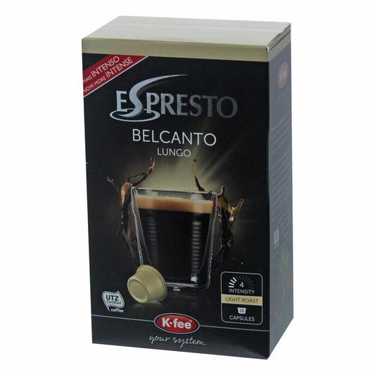 K-Fee Espresto Belcanto Lungo, Espresso, Coffee, Roasted Coffee, 96 Capsules