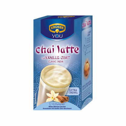 Krüger Chai Latte Classics Schoko Set, mildes Milchtee Getränk, drei verschieden Sorten