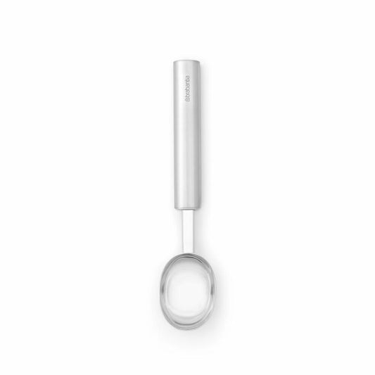 Brabantia Ice Cream Scoop Profile, Cooking Utensil, Kitchen Helper, Steel, Matt Steel, 19.7 cm, 250323