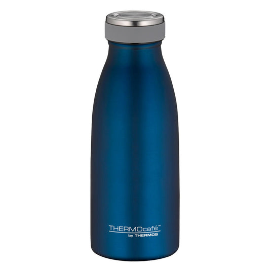 Thermos TC Bottle insulated drinking bottle, insulated bottle, drinking bottle, thermos flask, stainless steel, sapphire blue, 350 ml, 4067.259.035