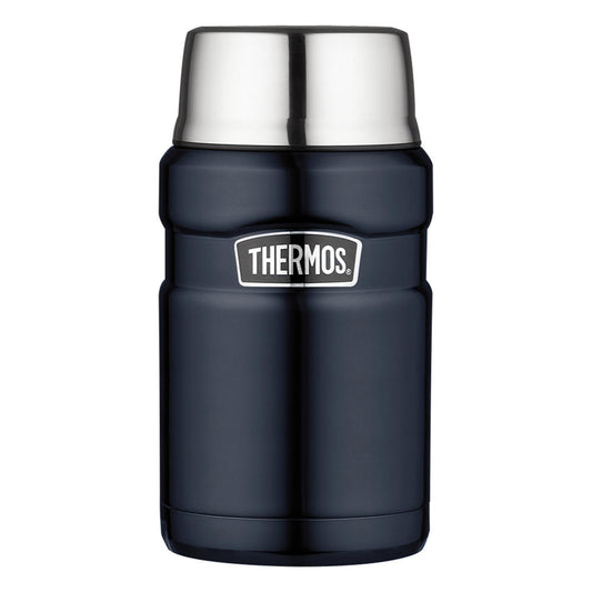 Thermos food container Stainless King, snack container, snack container, matt stainless steel, blue, 710 ml, 4001256071