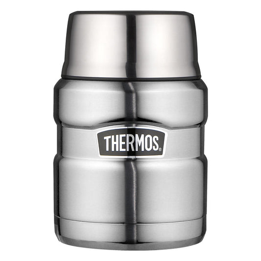 Thermos food container Stainless King, snack container, snack container, matt stainless steel, 470 ml, 4001205047