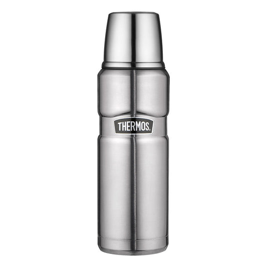 Thermos insulated bottle Stainless King, insulated coffee bottle, thermos bottle, matt stainless steel, Steel, 470 ml, 4003205047