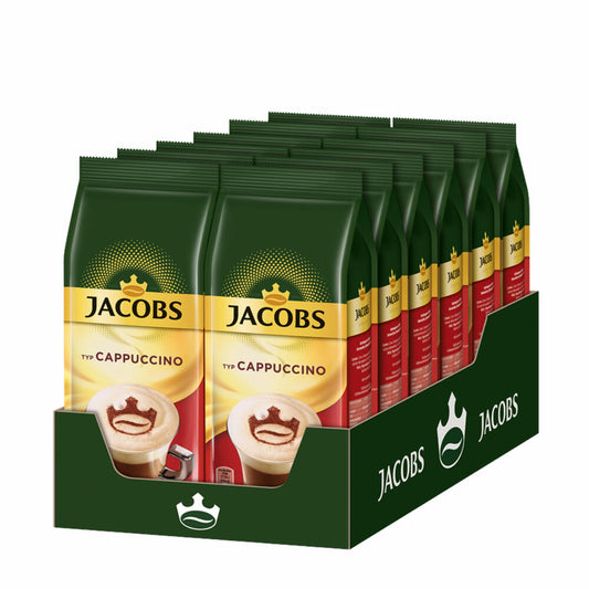 Jacobs Type Cappuccino, Fine Creaminess, Instant Coffee, Storage Bag 10 x 400g, 93933